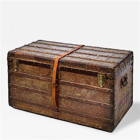 1908 louis vuitton steamer trunk|antique Louis Vuitton steamer trunk.